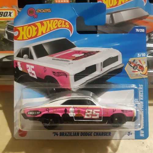 Dodge Charger toy car set with 1969, 2018 and 1974 models