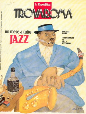 La Repubblica Trovaroma magazine No 156 1987 used