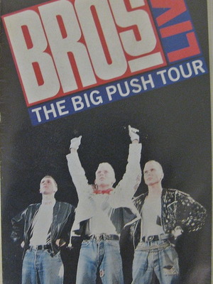 BROS The Big Push Tour κασέτα VHS καινούργιο, pop