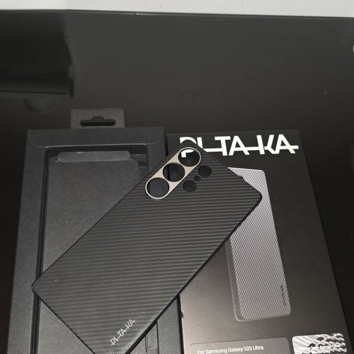 Pitaka Ultra Slim Case for Samsung S25 Ultra used, black