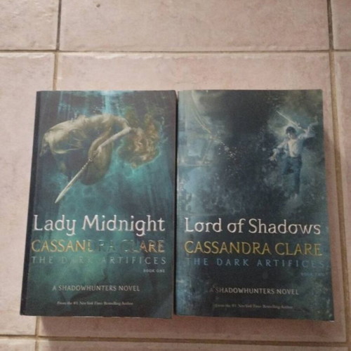 Lady Midnight and Lord of Shadows books by Cassandra Clare, The Dark Artifices