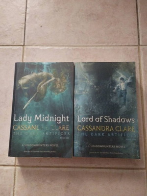 Lady Midnight and Lord of Shadows books by Cassandra Clare, The Dark Artifices