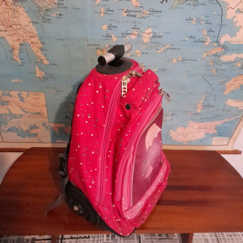 Polo school bag used for girls with wheels