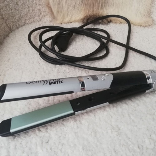 Bellissima Imetec hair straightener used
