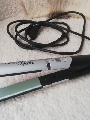 Bellissima Imetec hair straightener used