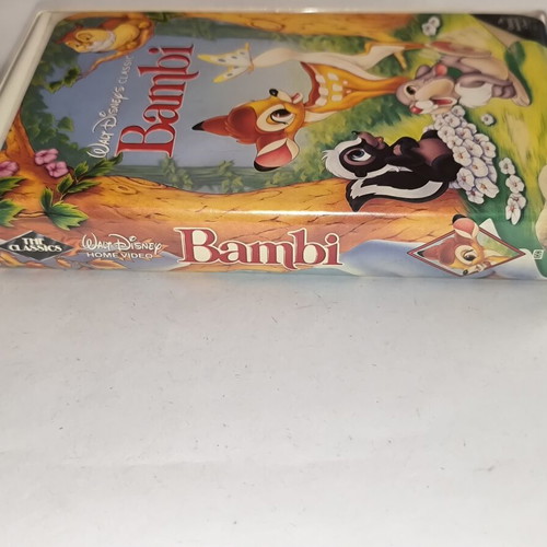 Bambi VHS video cassette used, Walt Disney classics, English