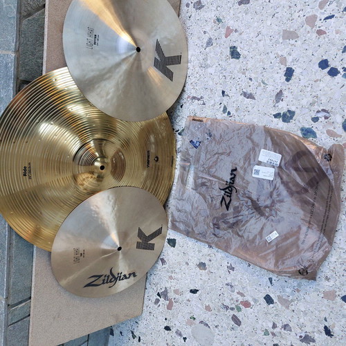 Zildjian K Series Light Hi-Hat 14" new with 20" Turkey Ride gift
