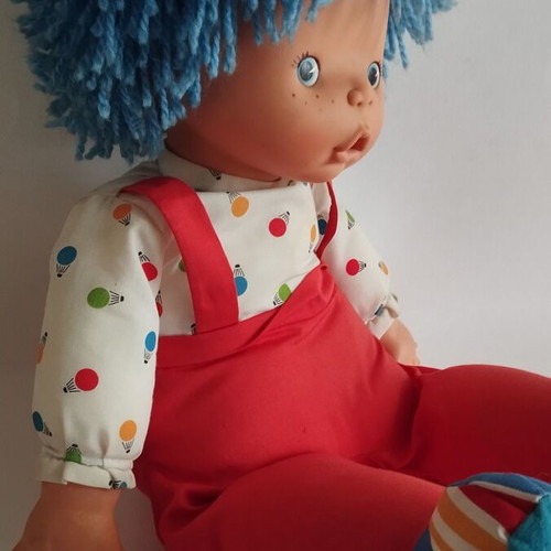 Vintage large boy doll Famosa Spain 55 cm used