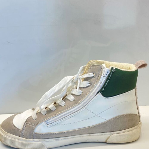 Zara kids' boots with zipper size 36 like new, white beige