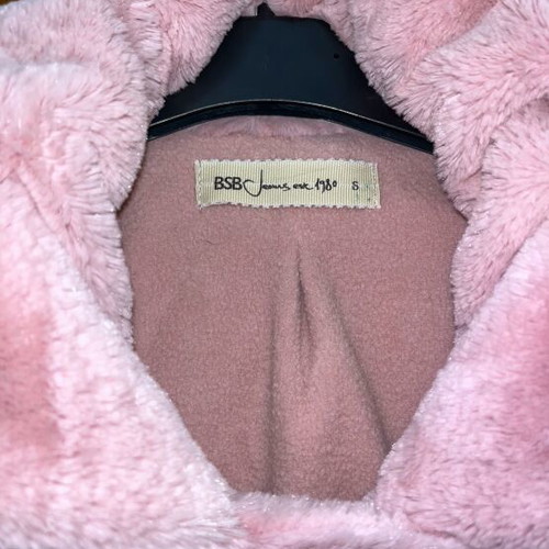 BSB faux fur pink like new, short jacket