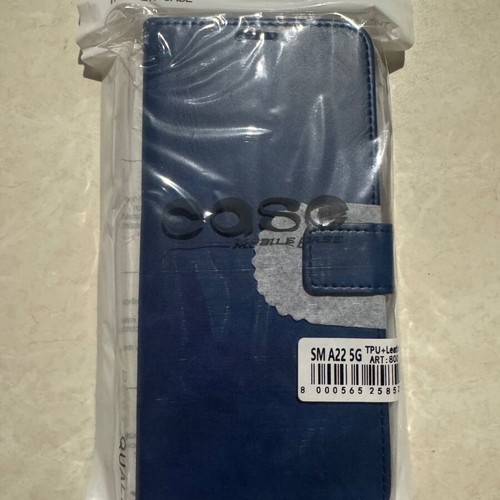 Samsung a22 blue book case new