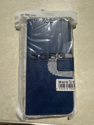 Samsung a22 blue book case new