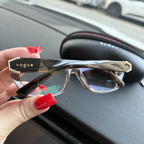 Vogue Blue Light Glasses like new, brown tortoise frame