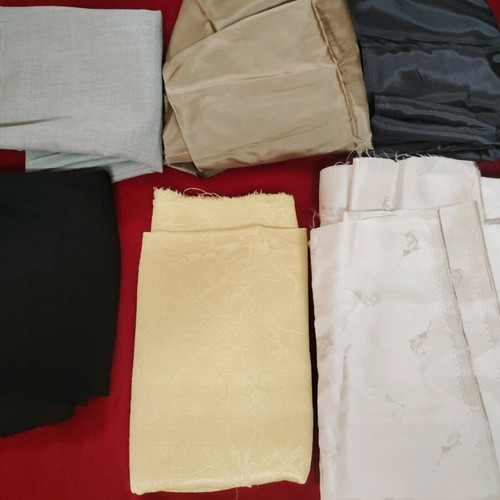 Various fabrics and linings new