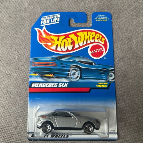 Hot Wheels Mercedes SLK gray new vintage mainline 1999 model