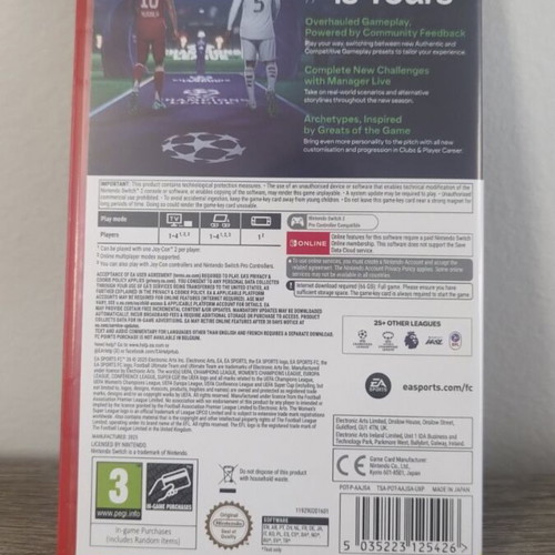 FC 26 Nintendo Switch 2 new sports game