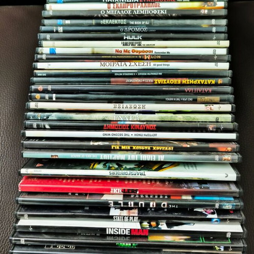 DVD with foreign movies like new, 34 pieces with Greek subtitles