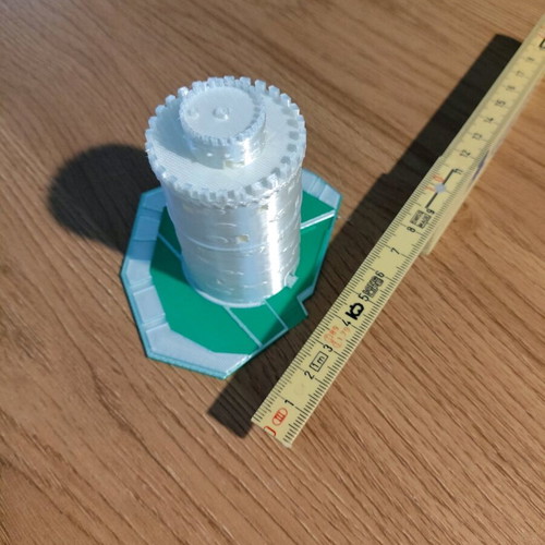 White Tower miniature new 3d print height 7 cm