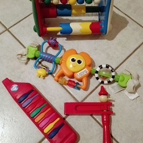 Baby toys and musical toys used, pack for infants and kids 3+ years