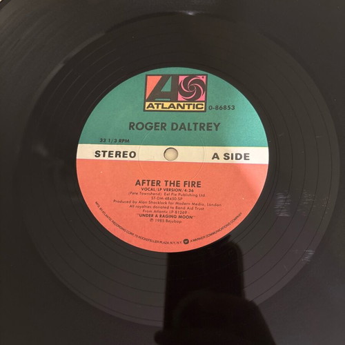 Roger Daltrey vinyl used, rock, 1985 USA edition