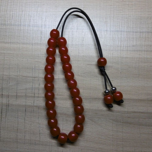 Handmade komboloi with acrylic beads made to order