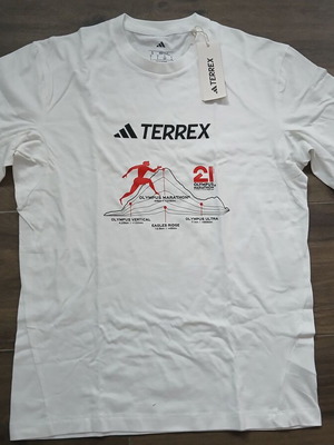 Καινούριο T-shirt Olympus Marathon 2025, μέγεθος Small/Medium