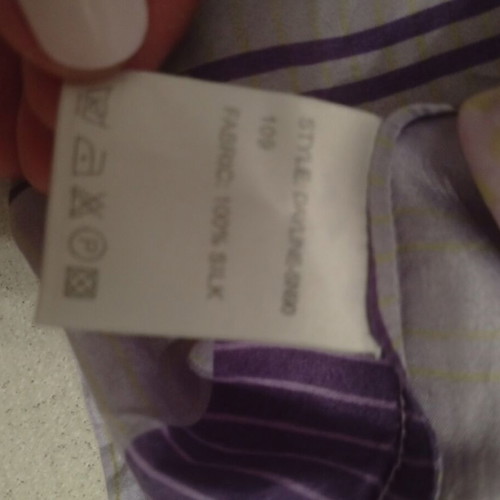 Vintage Silk Dress S'NOB used, purple, size M