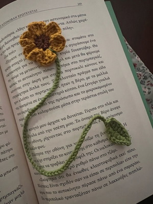 Handmade flower bookmark new