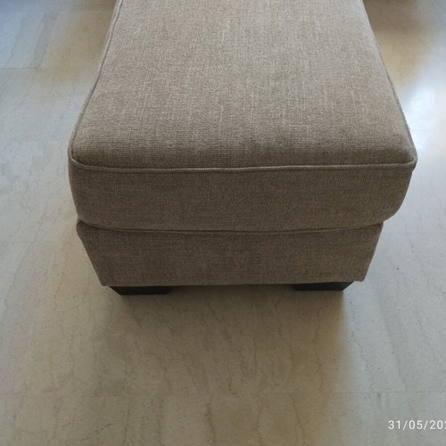 Belcampo Jute Ottoman Footstool 105x61x48 cm Ashley new