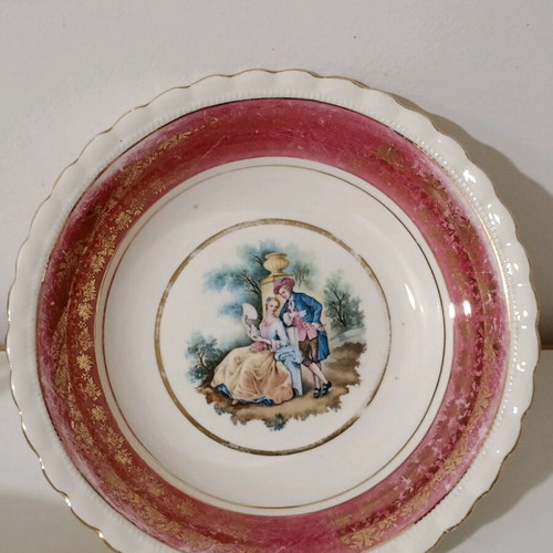 J& S Meakin serving platter bowl used, England, 17 cm