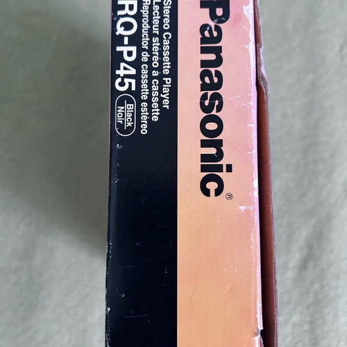 Panasonic Walkman RQ-P45 like new, black stereo cassette player