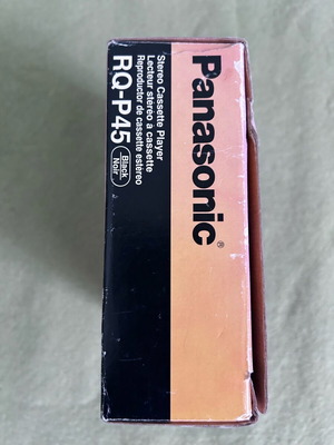 Panasonic Walkman RQ-P45 like new, black stereo cassette player