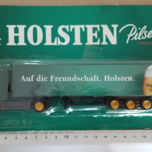 Holsten Truck Trailer H0 Scale New Beer Advertisement
