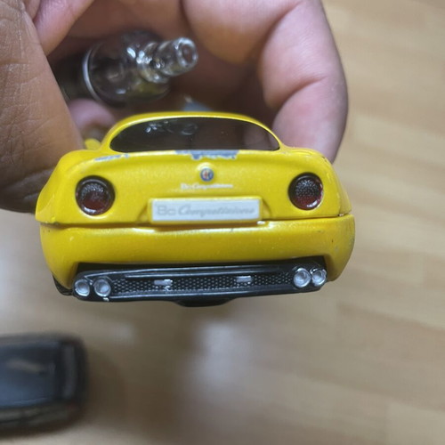 BMW M3 Coupe 2009 Kinsmart 1/36 and Alfa 8c Burago 1/32 toy cars set