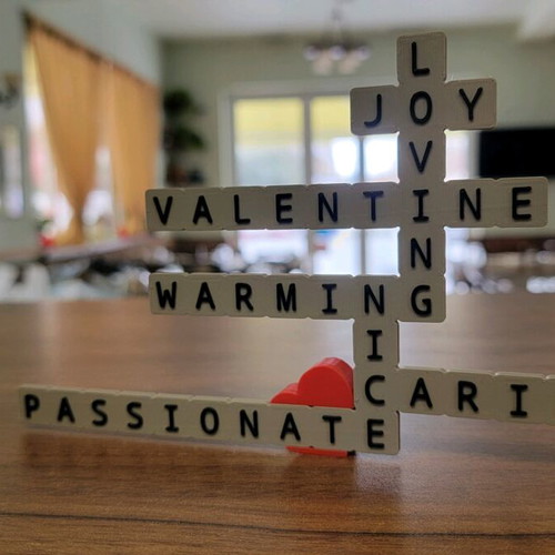 Valentine Word Art 3D print decoration new