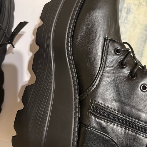 Double-layer ankle boots new, size 40, black