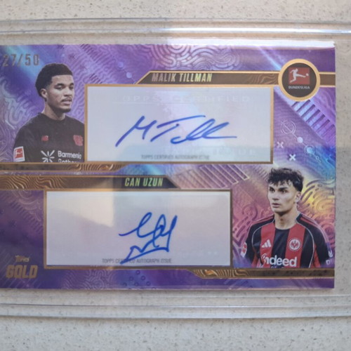 Topps Bundesliga Gold 2025/26 Dual Autographs Pack of 2