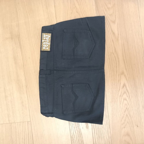 Replay mini denim skirt used, black, size S