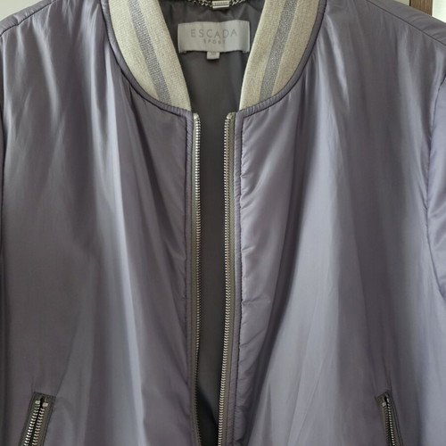 Escada bomber jacket new, gray, size M