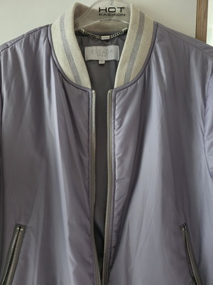 Escada bomber jacket new, gray, size M