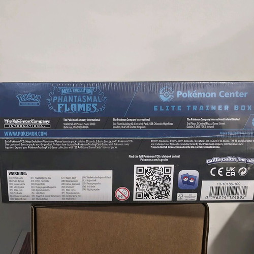 Phantasmal Flames ETB Pokemon Center new