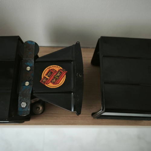 Agfa Trolix Box camera used (1936) with leather case