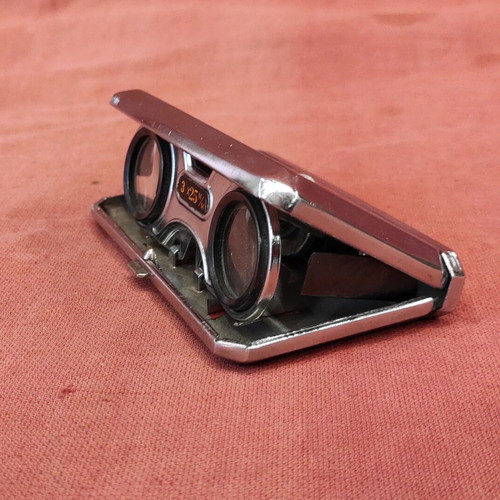 Theater Pocket Binoculars 3x25mm like new, 6.5x11.5 cm