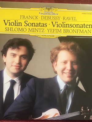 Deutsche Grammophon σονάτες για βιολί των Franck, Debussy και Ravel σε LP