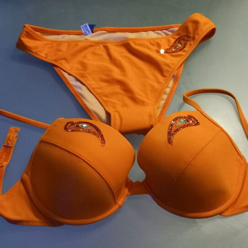 Swimsuit new made in Greece XL, multicolor orange