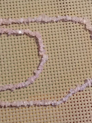 Rose Quartz Chips Bead Necklace