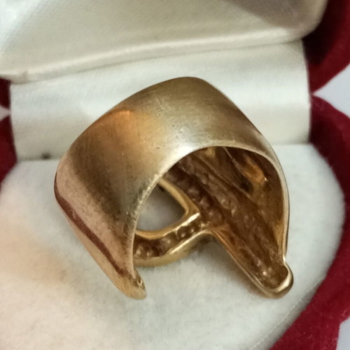 Anime 925 gold plated ring used, size 54