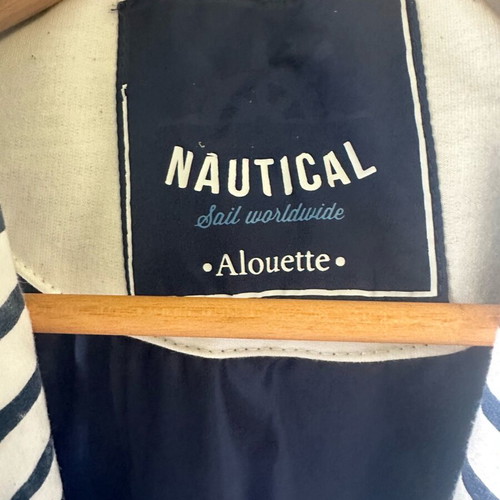 Alouette Nautical Yacht Club sleeveless jacket like new, blue