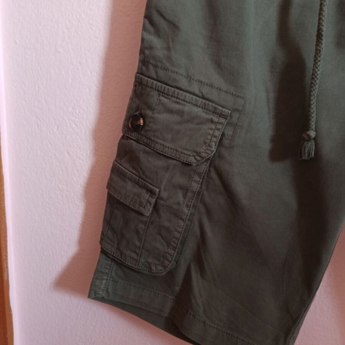 Men's cargo shorts khaki like new, size S