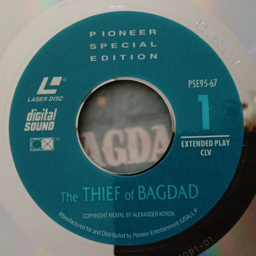 The Thief of Bagdad 1940 LaserDisc like new
